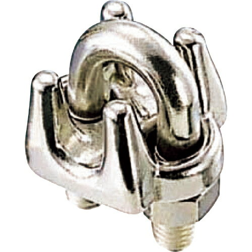 [ワイヤクリップ]（株）水本機械製作所 水本 ステンレス ワイヤークリップ SUS316 使用ロープ径10mm B-2474 1個【205-1899】