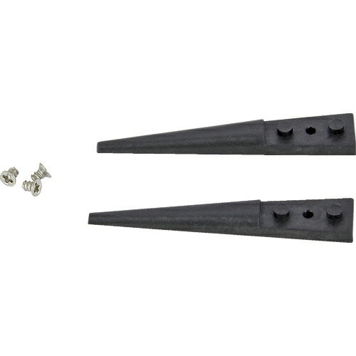 ■[静電気対策ピンセット]idealtek社 idealtek 交換用ESDカーボンプラスチックチップ A279CF 1組【207-0..