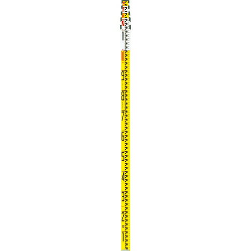 [標尺]（株）マイゾックス マイゾックス　アルミスタッフ　サンアルゴーイエロー5m×5段　ISO対応　ALG-55Y 1本【246-8174】