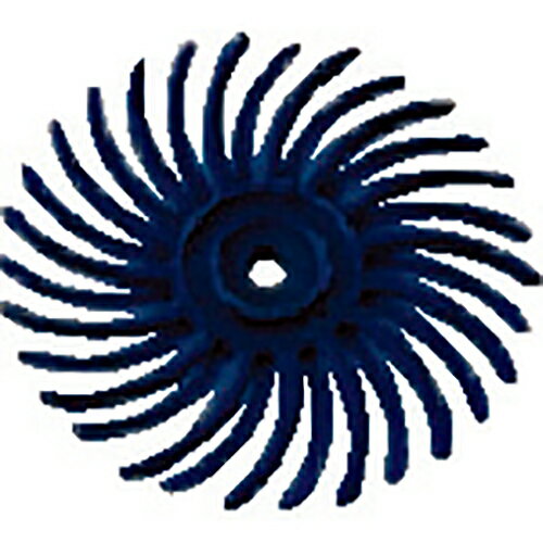 ■[軸付ホイールブラシ]スリーエム　ジャパン（株）　3M　ラジアル・ブリッスルディスク　＃400　青　19．1mm　BR DISC 400 3/4　48個【311-1130】【代引不可商品】【メール便1個まで対象商品】