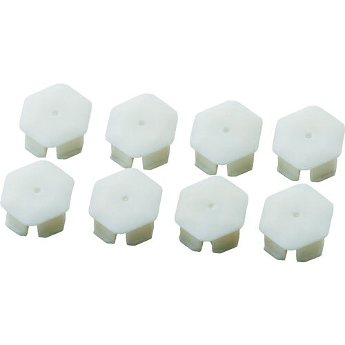 ■[樹脂製運搬車用オプション]トラスコ中山（株） TRUSCO 樹脂台車 アクロキャリーキャリーAC－1用滑り止めゴムセット 10個入 白 AC-1SGSET-W 1S【821-7937】【代引不可商品】【メール便1個まで対象商品】(4)