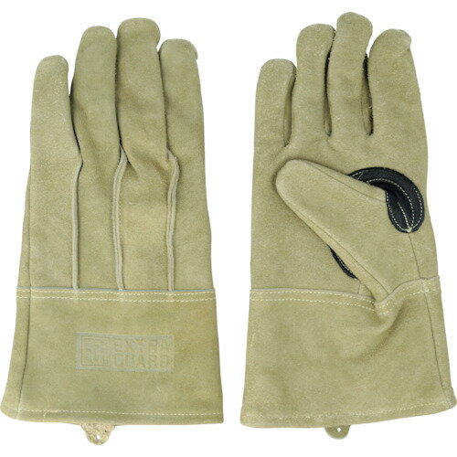 [牛床革手袋（袖なしタイプ）]（株）東和コーポレーション トワロン 牛床革手袋 EXTRAGUARD EG−014 TAKIBI EG-014 1双【245-7487】