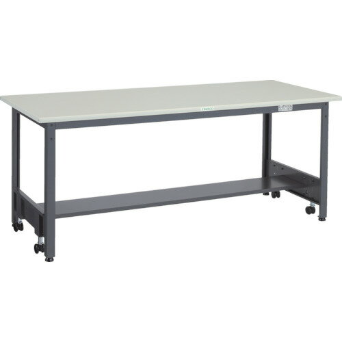 [中量作業台（500kgタイプ・キャスター内蔵式）]【送込】TRUSCO 中荷重作業台（500kg）CFW型 1800X750XH740 基本タイプ ダークグレー色 1台【代引不可】【北海道沖縄送別】【smtb-KD】【法人様方のみのお取扱いとなります】