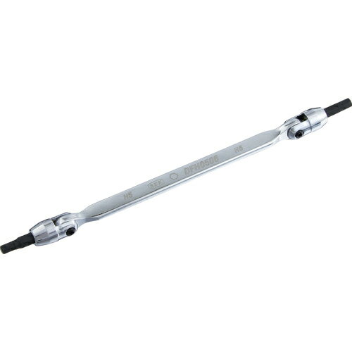 ■[六角棒レンチ（オフセット型）]スエカゲツール（株） スエカゲ　六角棒レンチ　ダブルフレックスヘキサゴンレンチ　5×6mm DFH0506 1本【439-1870】【代引不可商品】【メール便1個まで対象商品】