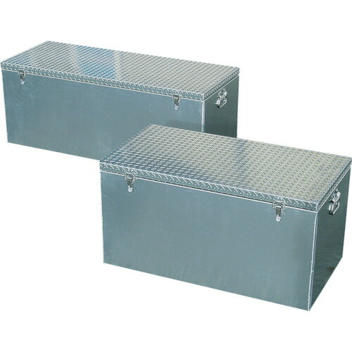 [車載用収納箱（アルミ製）]【送料無料】（株）ナカオ NAKAO エコックストッカー ES-125 1台【463-4225】【代引不可商品・メーカー直送】【北海道・沖縄送料別途】【smtb-KD】