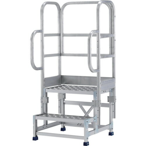 [作業台]アルインコ（株）住宅機器事業部 アルインコ 作業台 金具SUS仕様フルセット手すり付き CMT256A..