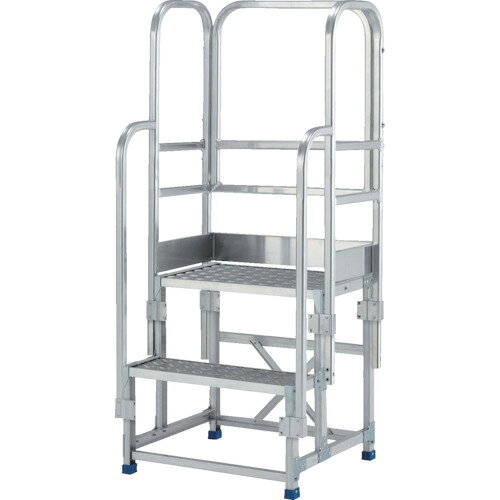 [作業台]アルインコ（株）住宅機器事業部 アルインコ 作業台 金具SUS仕様フルセット手すり付き CMT276A..