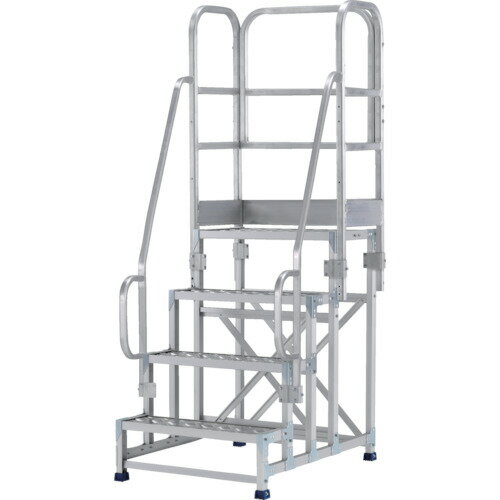 [作業台]アルインコ（株）住宅機器事業部 アルインコ 作業台 金具SUS仕様フルセット手すり付き CMT4128..