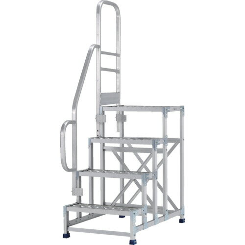 [作業台]アルインコ（株）住宅機器事業部 アルインコ 作業台 金具SUS仕様片側手すり付き CMT4128DST 1..