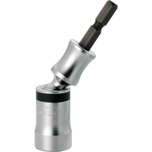 ■[ソケットビット（電動工具用）]トップ工業（株） TOP 電動ドリル用ユニバーサルショートソケット 対辺14mm EUS-14S 1個【123-8737】【代引不可商品】【メール便1個まで対象商品】