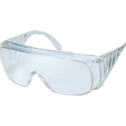 [一眼型保護メガネ（オーバーグラスタイプ）]トラスコ中山（株） TRUSCO 一眼型サイド付セーフティグラス クリア GS-33 1個【126-0553】