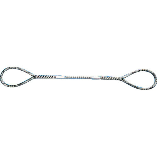 [ワイヤロープスリング]トラスコ中山（株） TRUSCO Wスリング Aタイプ 6mmX2．0m GR-6S2 1本【176-9952】