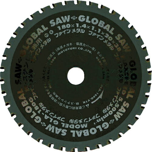 ■[チップソー（鉄・ステンレス兼用）]（株）モトユキ モトユキ 鉄・ステンレス兼用 GLA-100G 1枚【354-5598】【代引不可商品】【メール便1個まで対象商品】