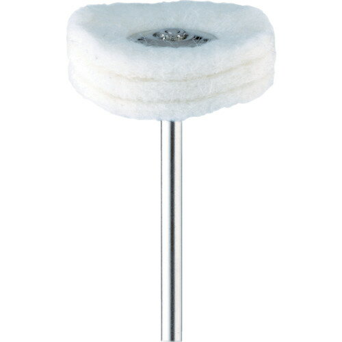 [フェルト軸付ホイール]ミニター（株） Minimo 積層バフ フェルト Φ22 （10本入） GA4371 1袋【499-5627】