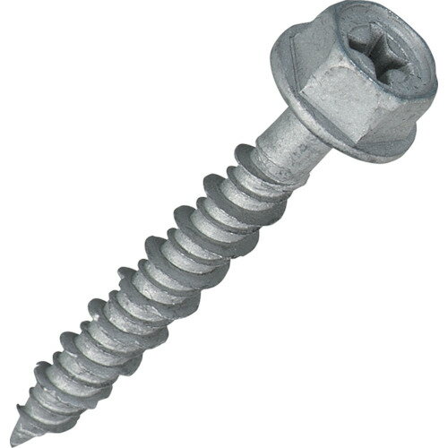 [プラグレスアンカー（座付六角頭）]サンコーテクノ（株） サンコー テクノ ハードエッジドライブ HDHタイプ スチール製 （35本入） HDH-675 1Pk【558-3161】(4)