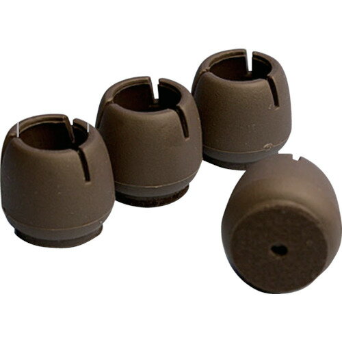 [家具用クッション]和気産業（株） WAKI Wフェルトキャップ丸 GKー711DB（16-21）4個入 6175600 1Pk【855-8194】