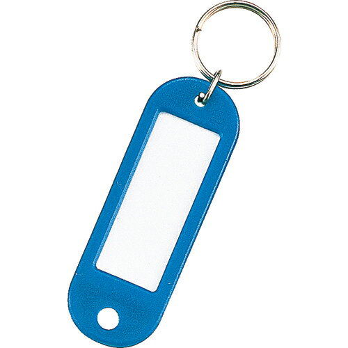 [キーホルダー]サンケーキコム（株） サンケー　ネームホルダー　青　NM-0 1S（50個入）【001-3706】