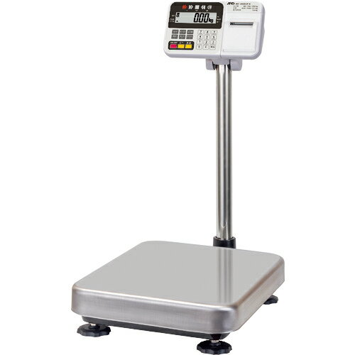 [防じん・防水型デジタル台はかり]【送料無料】A＆D 検定付き防塵・防水台はかり（内蔵プリンター付き..