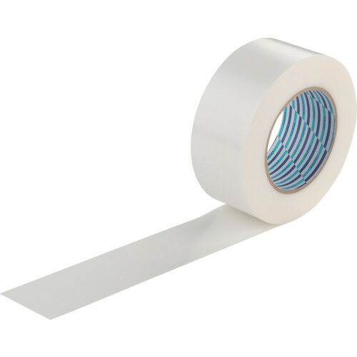 [クロス粘着テープ]ダイヤテックス（株） パイオラン 梱包用テープ 50mm×50m ホワイト K-10-WH 1巻【391-4046】