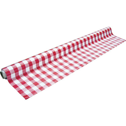 ★[食堂用テーブル用カバー]明和グラビア（株） 明和 テーブルクロス MG－6127 レッド MG-6127 RE 1巻【..