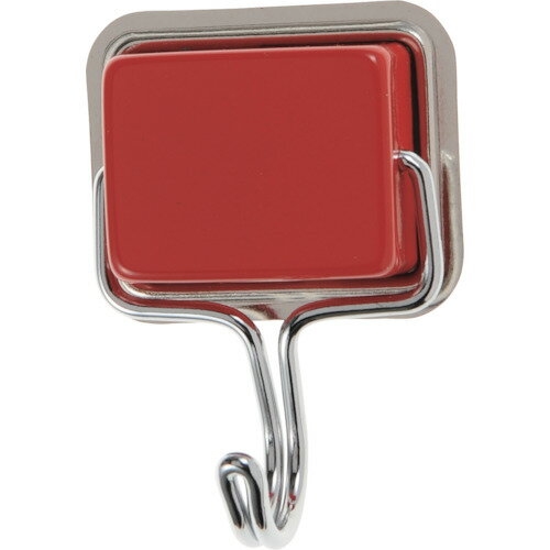 [フック（マグネット式）]ベロス（株） VELOS マグタッチフリーハンガー 赤 MH-055RD 1枚【418-5741】