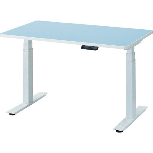 [昇降式作業台（100kgタイプ）]トラスコ中山（株） TRUSCO リノリューム天板 電動昇降式ワークデスク 1..