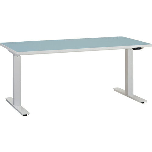 [昇降式作業台（100kgタイプ）]トラスコ中山（株） TRUSCO リノリューム天板 電動昇降式ワークデスク 1..