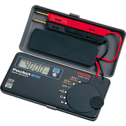 ■三和電気計器(株) SANWA ポケット型デジタルマルチメ−タ PM7A （三和電気計器・サンワ） 1個