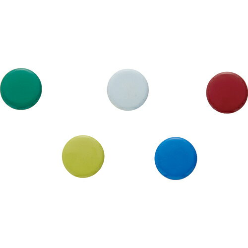 ■[カラーマグネット]トラスコ中山（株） TRUSCO 強力マグネット 18mm 10個入 白 SCM18-W-10P 1PK【206-..