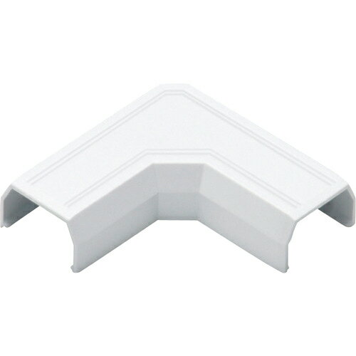 ■[ケーブルカバー（壁用）]マサル工業（株） マサル　マガリ2号　ホワイト　SFMM-22 1個【253-4690】【..