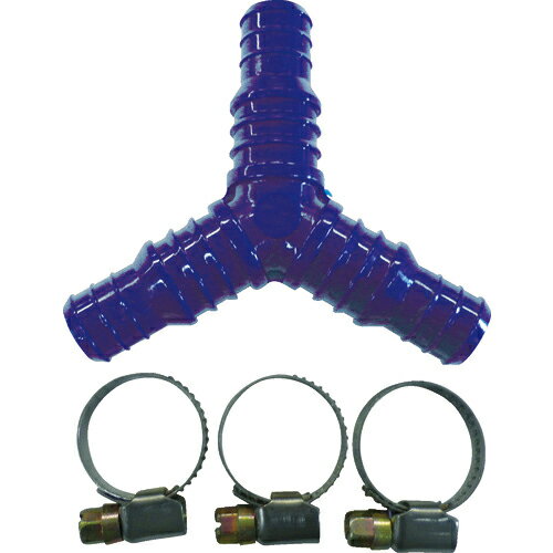 ■[ホース継手]アイリスオーヤマ（株） IRIS 分水ホース継ぎ手 Φ15−18・バンドセット台紙 SGP−110SD SGP-110SD 1S【417-1276】【代引不可商品】【メール便1個まで対象商品】