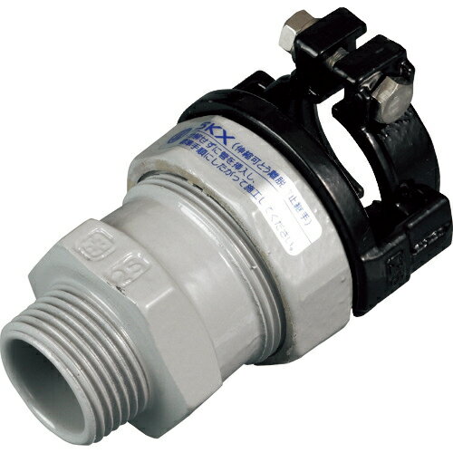 [水道配管用継手]（株）川西水道機器 SKカワニシ 鋼管用継手 SKXおねじ付ソケット40 SKX-OS-40 1個【85..