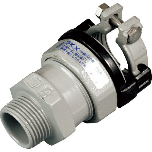 [水道配管用継手]（株）川西水道機器 SKカワニシ ポリエチレン管用継手 SKXおねじ付ソケットP13 SKX-OS..