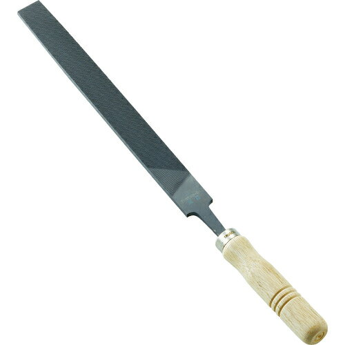 [鉄工用ヤスリ]トラスコ中山（株） TRUSCO 鉄工用ヤスリ 木柄付 平 荒目 刃長250 THI250-01-S 1本【102-6224】