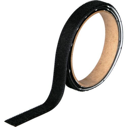 ■【3個までメール便で発送可能】[結束テープ]トラスコ中山（株） TRUSCO マジックテープ［［R下］］TMSDシリズループのみ20mmX1m黒 TMSD-20-2-BK 1巻【116-0626】【代引不可】