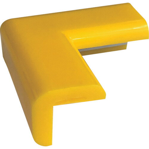 ■[クッション（L字型）]トラスコ中山（株） TRUSCO 屋外用安心クッションコーナー 細 1本入り イエロー TAC-192 1個【256-4573】【代引不可商品】【メール便1個まで対象商品】