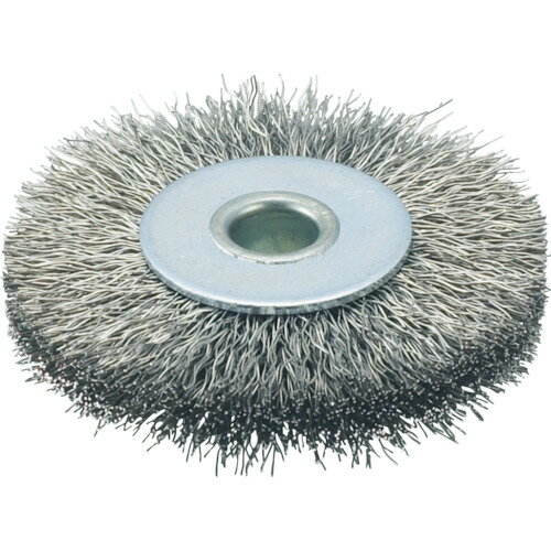 [ホイールブラシ]トラスコ中山（株） TRUSCO ホイルブラシ 65X10mm穴 ステンレス線 線径0．3 TB-6333 1個【329-1391】