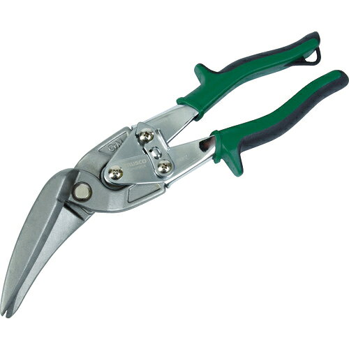 [板金ハサミ]トラスコ中山（株） TRUSCO 万能金切ハサミ オフセットロングタイプ 右曲り 45度 TGH-270F..