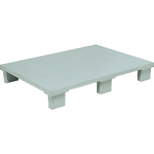 [異素材パレット]【送料無料】日本プラパレット（株） NPC　プラスチックパレットSXー089065E4　単面四方差し　グレー　SX-089065E4 1枚【463-4845】【代引不可商品・メーカー直送】【北海道・沖縄送料別途】【smtb-KD】