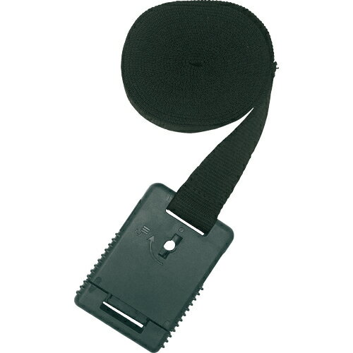 [結束ベルト]トラスコ中山（株）　TRUSCO　樹脂バックル付結束ベルト　鍵付Aタイプ 25mm　TIB-KLS-MA25　1本（1本）【769-1033】