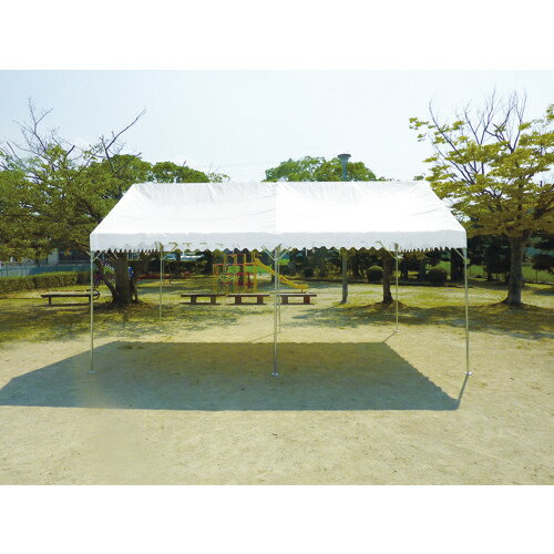 [集会用テント]（株）越智工業所 KOK 集会用テント ティーエヌテント W3．55XD2．67XH2．80 天幕色 白 ..