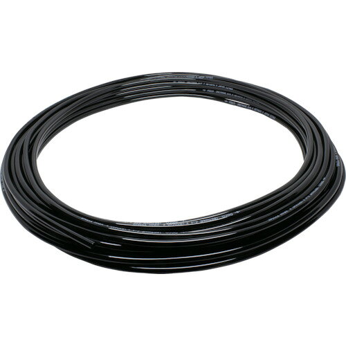 [軟質ポリウレタンチューブ]（株）日本ピスコ PISCO 空気専用ポリウレタンチューブ ブラック 8×5mm 50m 1巻【123-2906】【お取り寄せ品】