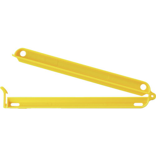 ■[袋用ストッパー]トラスコ中山（株） TRUSCO 大口袋用クリップ（留め幅220mm） 黄 1個入 TWC220-YE 1個【262-9507】【代引不可商品】【メール便1個まで対象商品】