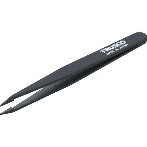 ■[プラスチック製ピンセット]トラスコ中山（株） TRUSCO　プラスチック製ピンセット　120mm　先細型　T..