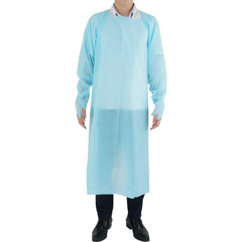 [エプロン]伊藤忠リーテイルリンク（株） IRL プラスチックガウン YSG-007 1箱【410-6207】