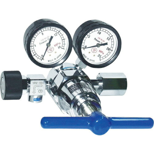 [ガス調整器]【送料無料】ヤマト産業（株） YAMATO 高圧用調整器 YR−5061H−R−11N01−2221 バルブ付 YR-5061H-R-11N01-2221 1個【434-6696】【北海道・沖縄送料別途】【smtb-KD】