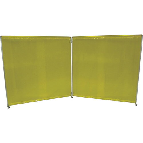 [溶接遮光フェンス]吉野（株） 吉野　パピヨン1818型（遮光用）イエロー　YS-PAP1818-Y 1S【447-9408】..