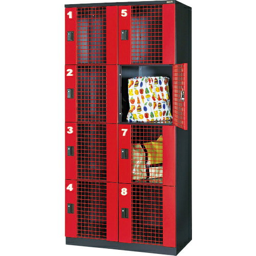 [ロッカー]【送料無料】光葉スチール（株）　光葉　ワイヤーメッシュロッカー　WMTH2-4　1台【796-0441】【代引不可商品】【北海道・沖縄送料別途】【smtb-KD】