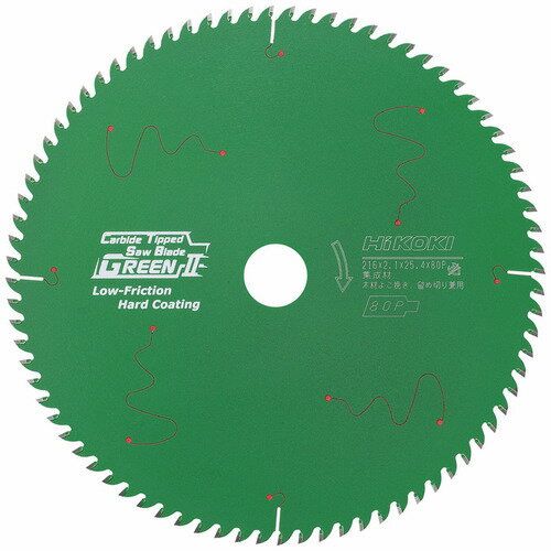 [チップソー（木工用）]【送料無料】工機ホールディングス（株） HiKOKI　スーパーチップソー216mm　0033-3297 1枚【423-3085】【北海道・沖縄送料別途】【smtb-KD】