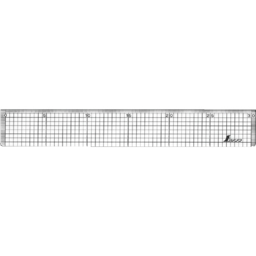 Scales - ■[直尺]【方向目盛付きでレイアウト作業のスピードアップが図れる！】シンワ測定（株） シンワ 方眼直定規30cm 77089 1本【代引不可商品】【メール便1個まで対象商品】